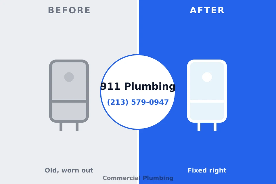 Before and after: plumbing repair Alamance, NC